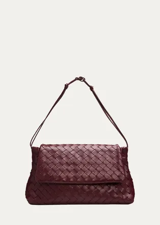 Bottega Veneta Giorno Leather Drawstring Shoulder Bag