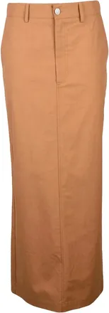 Erika Cavallini Semi Couture High-Waisted Stretch Cotton Pencil Skirt