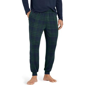 Tommy John Cozy Pajama Joggers in Greener Pastures Grand Plaid at Nordstrom, Size Medium