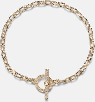 David Yurman Bracciale DY Madison in oro 18kt con diamanti