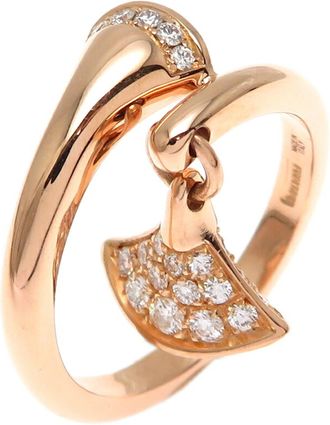 Bulgari Pink Gold (18K) Band Ring (Pre-Owned)