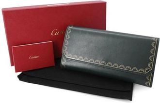 Cartier Pre-owned Wallets, female, Green, Size: ONE SIZE Pre-owned Vintage Wallet