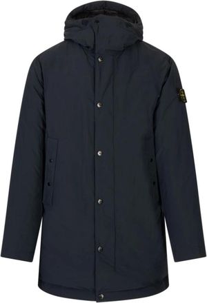 Stone Island Jassen, Heren, Blauw, L, Parkas