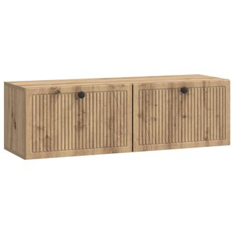 vidaXL Mueble Para Tv De Pared Roble Artesanal 98 X 31 X 30 Cm Vidaxl