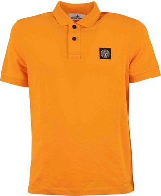 Stone Island Hombre, Camisetas, Naranja, Talla: S