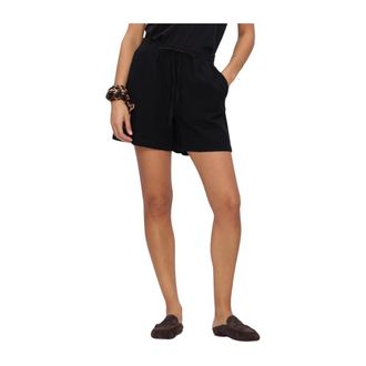 Selected Dames Broeken Slfluisa-linnie Linen Blend Short - Dames - Korte broeken - Zwart - Maat: XS Linnen