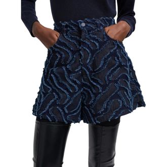 Emporio Armani Dames, Korte broeken, Blauw, Maat: W26