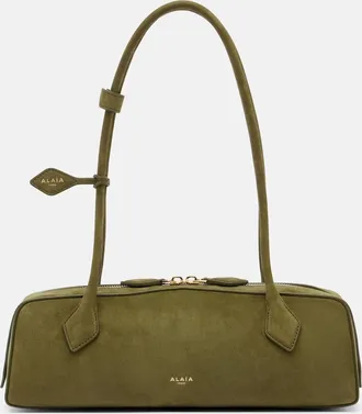 Alaia Ala&iuml;a Bolso al hombro Le Teckel Medium de ante