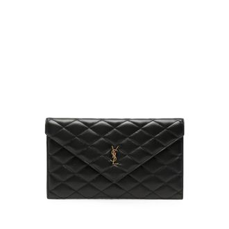 Saint Laurent Quilted Clutch Bag