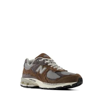 New Balance Suede and Mesh Sneakers - Brown