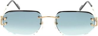 Cartier Zonnebril - unisex - Accessoires - Geel - Maat: ONE Size