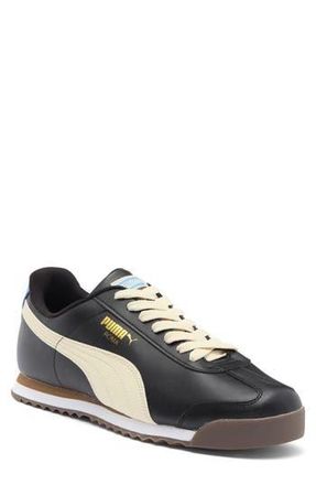 Puma Roma Basic Training Sneaker in Puma Black-Alpine Snow- Blue at Nordstrom Rack, Size 9.5