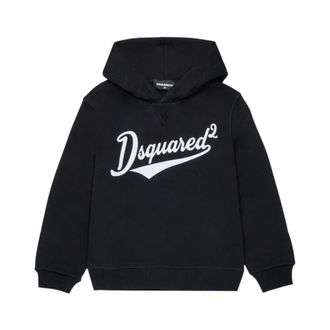 Dsquared2 Sweatshirt - male - Dsquared2 - Kids Sweatshirts - Black - 10 Y - Kids