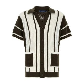 Frescobol Carioca Cardigans, male, Multicolor, Size: XL Fabricio Crochet Cardigan