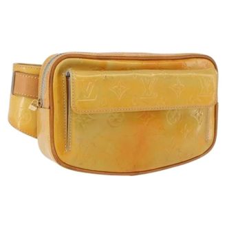 Louis Vuitton Pre-owned Belt Bags, female, Yellow, Size: ONE SIZE Pre-owned Vintage Patent Leather Waist Bag