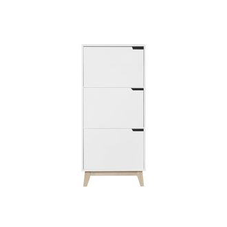 Miliboo Mueble De Almacenaje Blanco 3 Puertas Leena