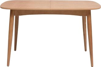 Miliboo Mesa De Comedor Rectangular Extensible De Madera Clara Roble L130-160 Cm Helma