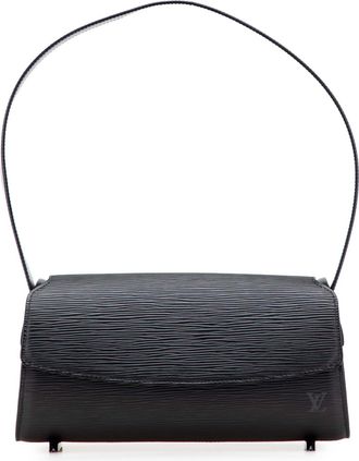 Louis Vuitton Pre-owned Womens Epi Pochette Minimalist Handbag - Black Leather - One Size
