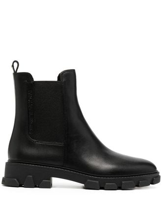 Michael Michael Kors Ridley leather ankle boots - women - Calf Leather - 6.5 - Black