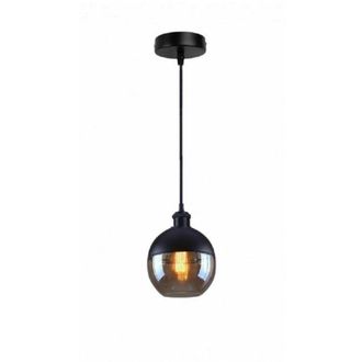 Trade Shop Trade Shop Traesio - Trade Shop - Lampadario a Sospensione Vintage Da Soffitto Attacco E27 Effetto Ambrato Lp-12n