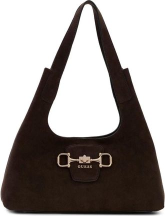 Guess Sunset Small Hobo - Dames - Schoudertassen - Bruin - ONE Size - Tassen