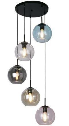 Searchlight Dimmbare Design Pendellampe Mardi &oslash; 51 x 120 cm, 5-flammig Archiviert