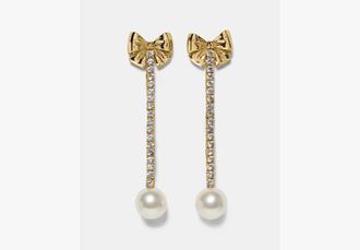 Kate Spade New York Bling And Bows Linear Earring