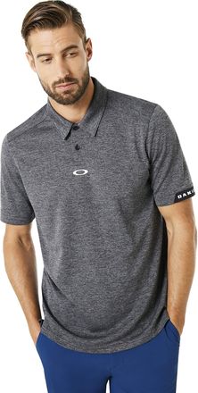 Oakley Mens AERO Ellipse Polo, Athletic Heather Grey, S