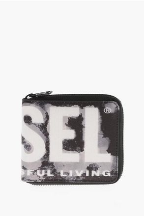 Diesel Wallet RAVE With Acid Wash Effect And Zip size One Size