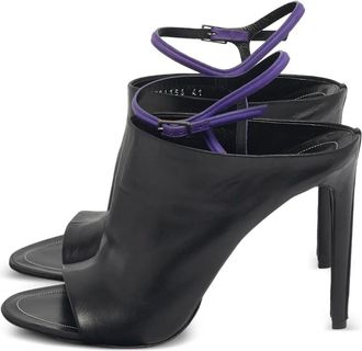 Balenciaga Laarzen met open neus - Zwart