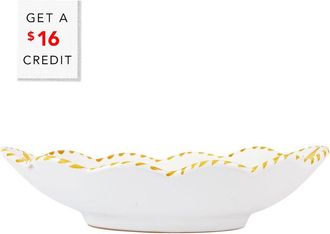 Vietri Vietri Arezzo Oval Bowl With $16 Credit
