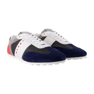 Marni Colorblock Lambskin Sneaker - Multicolor