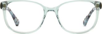 Kate Spade New York lyssa 51mm square optical glasses in Blue at Nordstrom