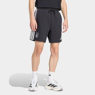 adidas Trainingsshorts ADIDAS PERFORMANCE DEUTSCHLAND DNA, Damen, Gr. XXL, N-Gr, schwarz, normal, gr., Obermaterial: 55% Baumwolle, 36% Polyester, 9% Viskose