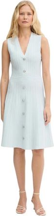 Guess Amber Gebreide Mini Jurk - Dames - Kleedjes - Blauw - S - Nylon - Kleedjes