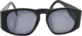 Chanel Pre-owned Vintage Zonnebril - Dames - Pre-owned - Zwart - Maat: ONE Size