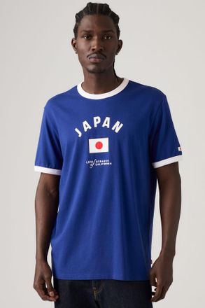 Levi's T-shirt Ringer Levis Giappone - Uomo - 2XL - Blu / X Japan