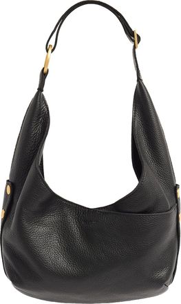Hammitt Hammitt Tom Zip Black Brushed Gold Red Zip Med