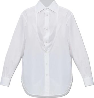 Maison Margiela Katoenen overhemd - Dames - Overhemden - Wit - S - Katoen - Overhemden