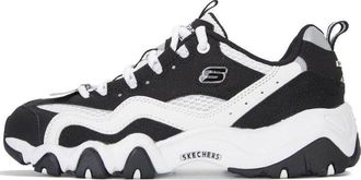Skechers (WMNS) Skechers Sport DLites 2.0 Shoes Black White 896210-BKW