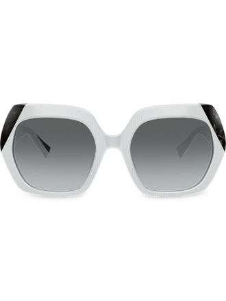 Alain Mikli Occhiali da sole oversize - Bianco