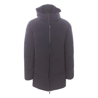 Herno Winter Jackets, male, Black, XL, New Impact Long Down Jacket With Hood