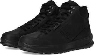 Ecco Byway 2.0 Waterproof Lace-up Boots Mens Boots Black Oiled Nubuck : EU 46 (US Mens 12-12.5) M, Leather