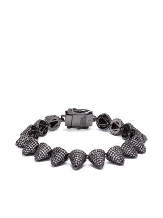 Eddie Borgo Cone pavé armband - Zilver