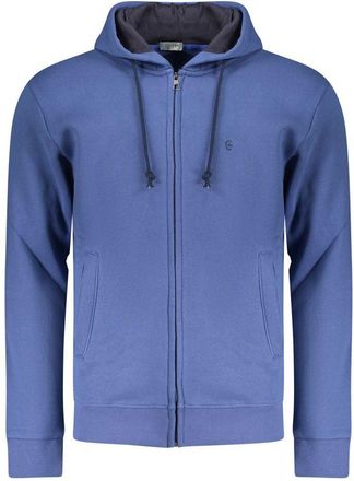 Coveri Moving Blauwe Katoenen Hoodie voor Heren