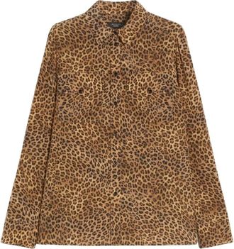 Max Mara Dames, Blouses & Shirts, Bruin, Maat: S
