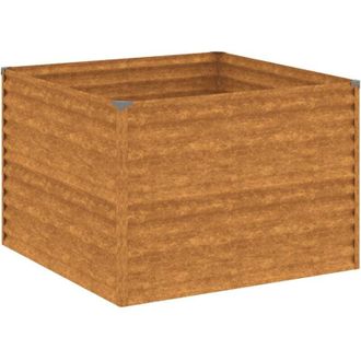 vidaXL Jardinera De Acero Corten 100x100x69 Cm Vidaxl