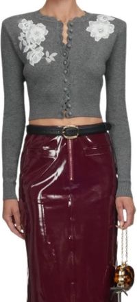 Self Portrait Mujer, Jerseys, Gris, Talla: M