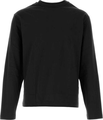 Jil Sander Black Crew Neck T-Shirts