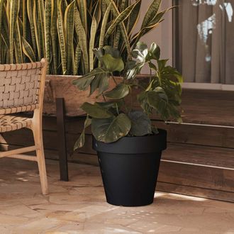 OEM Magnolia 45 Macetero Redondo Cl&aacute;sico De Interior Y Exterior Para Plantas Y Flores Muy Resistente Al Paso Del Tiempo. Hecho De Polietileno En Espa&ntilde;a - 